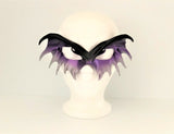 VAMPIRE / Silver-tipped Purple Mardi Gras Masquerade