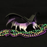 VAMPIRE / Silver-tipped Purple Mardi Gras Masquerade
