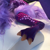 DRAGON PUPPET - "BABY LOCKHEED" / Kitty Pryde Purple