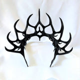 EVIL QUEEN CROWN OF THORNS * WITCH / Glossy Black Swan