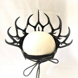 EVIL QUEEN CROWN OF THORNS * WITCH / Glossy Black Swan
